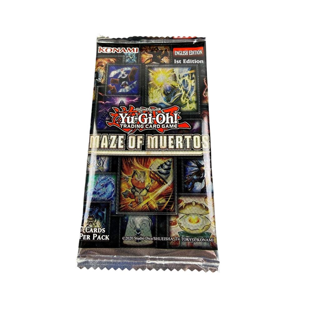 Konami Yu-Gi-Oh! TCG Maze of Muertos 1st Edition Booster Packs New Sealed